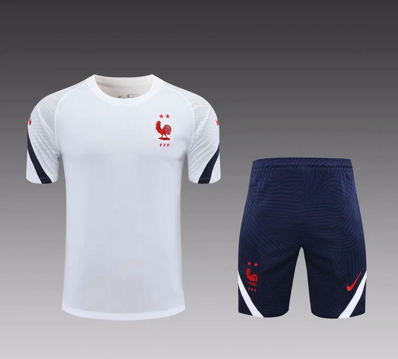 AAA Quality France 20/21 White Training Kit Jerseys